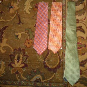 Lot of 3 Neck Ties from Jos A. Bank - Nice New Ties - Great Looking Ties